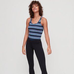 NWT Aritzia TNA 90s Bergman Vintage-inspired Striped Crop Tank Top Sz XXS